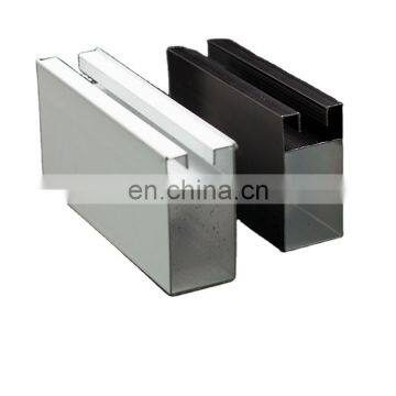 Thermal break double glass aluminium window aluminum profile fences for protective