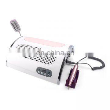 54W Nail LED UV Lamp Vacuum Cleaner Suction Dust Collector 25000RPM Drill Machine Pedicure Remover Polish Tools Set With Lamp