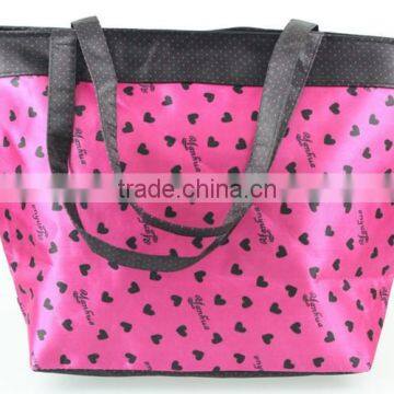 Handy Pot Red Rose Cosmetic Bag With Lovely Bowknot photo-3