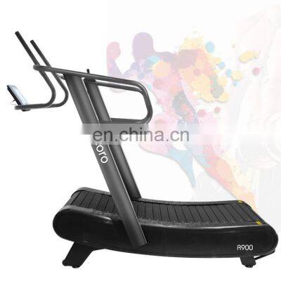 Newest Magnet Resistance manual treadmill fitness curved treadmill price non motorized running machine commercial treadmill