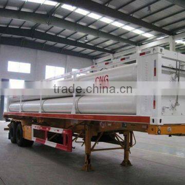 YK high safety factor CNG 8 tubes trailer trucks for sale