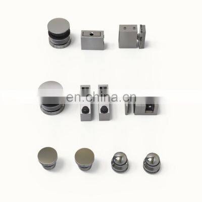 Shower Cabinet Stainless Steel Fitting Set Frameless Glass Sliding Door Hardware