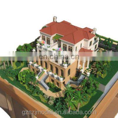 European Style 1:75 Miniature Scale Model House , Model Maker Supply photo-3