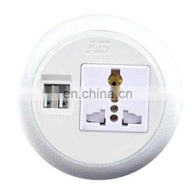 JS-Z800 USB Charger Electrical Plug USB Desktop communication Socket 220V outlet