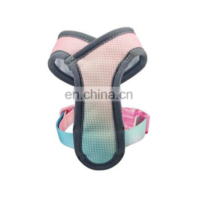 air mesh dog harness vest with anti-lost buckle accept custom color and size comfortable and soft pet supplier