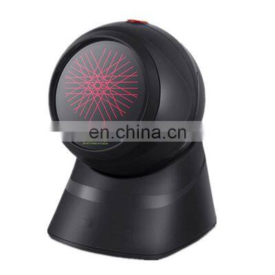 USB Desktop 1D Wired Omnidirectional laser barcode scanner