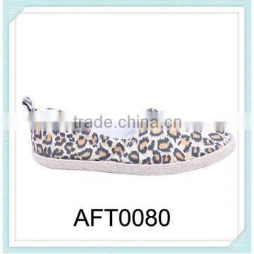 for girls wenzhou leopard printed canvas shoes