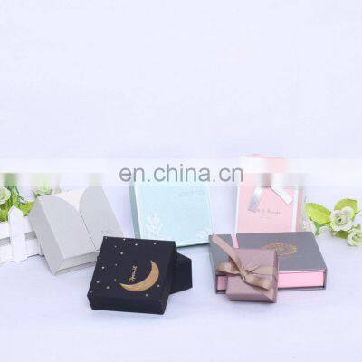 Custom Printing Paper Packaging Box With Clear Window Custom Logo Paper Packaging Gift Box Jewelry Mini Color Packing Storage b photo-4