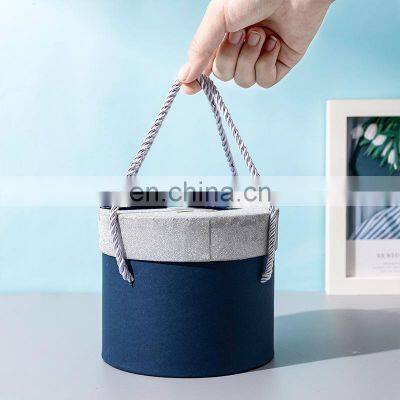Custom Printed Handmade Packing Box Pack Cardboard Small Candy Gift Box With Art Ribbon