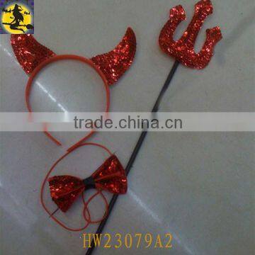 2013 Well Welcomed Red Cattle Ear Headband Set