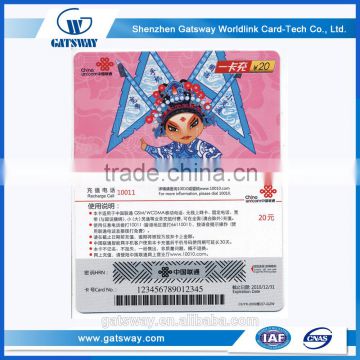 China Supplier Customized High Quality Calling Card