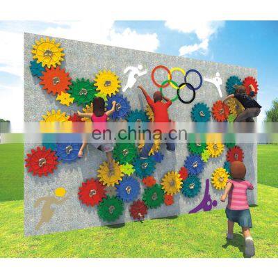 Gearwheel Plastic Climb Wall Kids Outdoor Indoor Toys Equipment for Sale photo-2