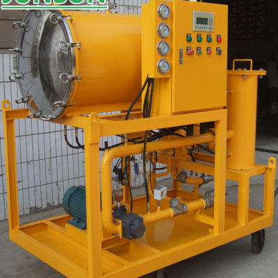 Low Power Consumption Coalescence and Separation Oil Purifier specially designed for Turbine Oil & Light Oils