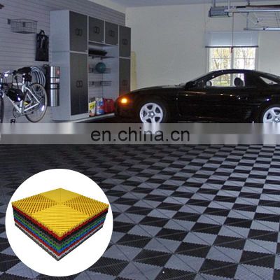 CH New Product Anti-Slip Oil Resistant Performance Multi-Used Drainage Removeable Interlocking Garage Floor Tiles