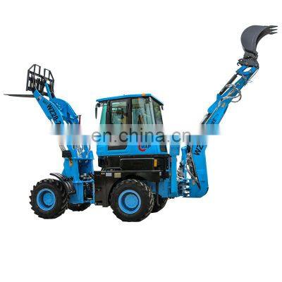 WZ28-20 Construction Machinery Cheap Price CE Certificate 2Ton Load Capacity Wheel Front End Loader Mini Small Backhoe Loader photo-3
