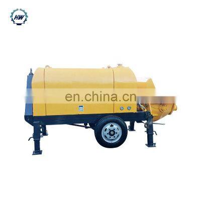 High Efficiency 60m3/h Diesel Engine Trailer Concrete Pump For Sale