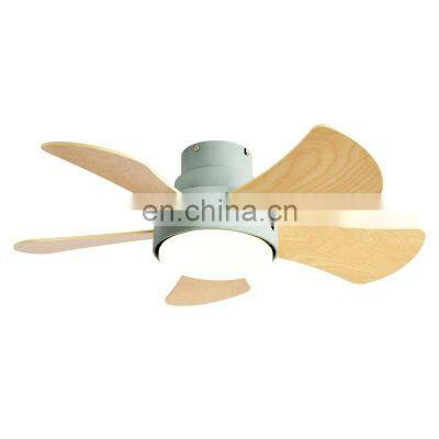 Ceiling fan 32 inch Thailand village style ceiling fan 5 Blades with LED light indoor&out door use remote control