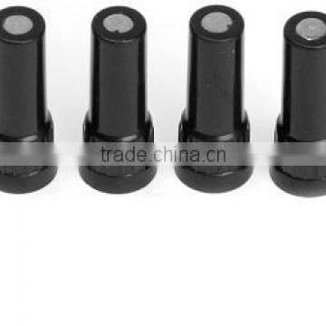 black tire wheel Plastic Tire Valve stem cap Extensions