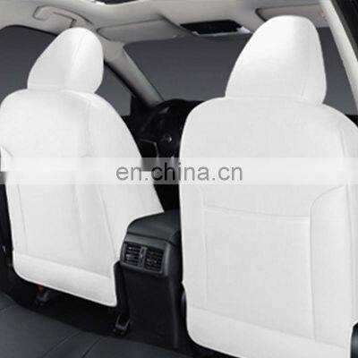 OEM Custom Automotive Parts & Accessories Black Red Standard SUV Seat True Genuine 5d Leather Sit Cover Kit for Cars photo-5