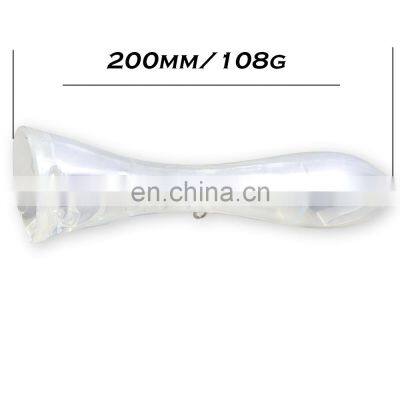 JOHNCOO 200MM 108G Unpainted Hard Blank Topwater Popper Fishing Lure photo-2