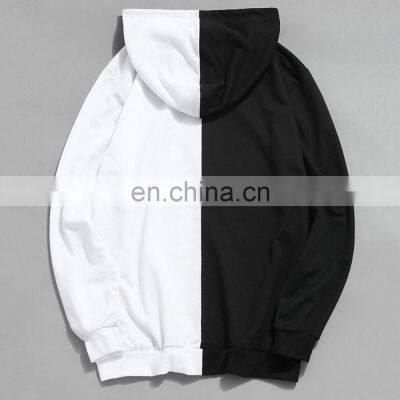 High quality hooded Hoodies for Men cotton Fabric Pullover hoodie plus size Cotton Blank Design