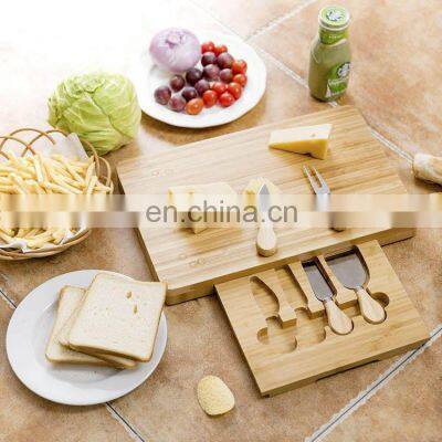 Japanese Style Simple Luxury Kitchen Household Rectangle Bamboo Cheese Board