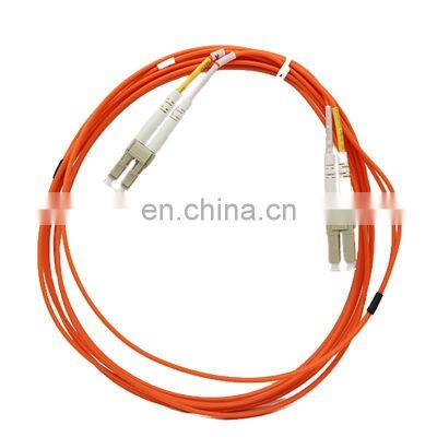 LC UPC to LC UPC Duplex 2.0mm LSZH OM5 Multimode Wideband Fiber Optic Patch cord Cable  Outdoor