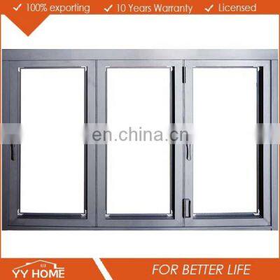 USA/Canada Certified Beautiful Double Glazing Insulated Aluminium Bi-folding Window photo-2