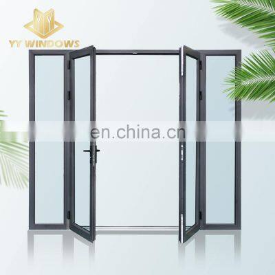 double glass aluminium exterior casement door and  aluminium casement doors for house