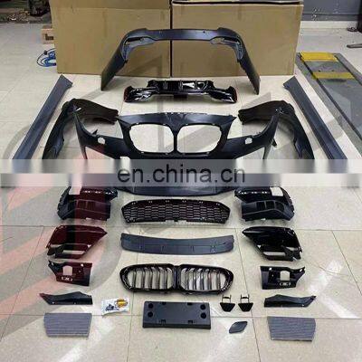 Ukiss New 21 M5 Style Body Kits For BMW 5 Series F10 F18 Front Rear Car Bumpers LED Fenders Side Skirt Car Grille Rear Diffuser