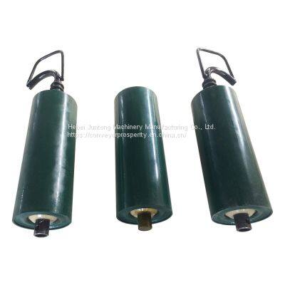 DIN Belt Conveyor Q235 Carbon Steel Garland Roller for Sand Stone