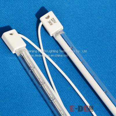 Halogen Single Tube IR Lamp Ceramic Coated Infrared Quartz Heater Lamp