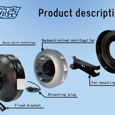 125mm Pipeline Duct Fan Silent Pipe Fan for Building Ventilation System photo-4