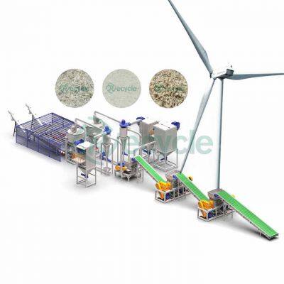 Wind Turbine Blade Recycling Machine