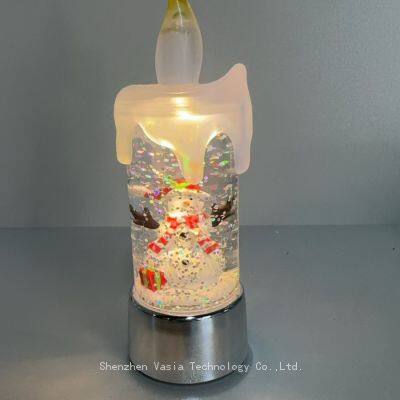 Bulk Christmas Crystal Lanterns - LED Candle Lights Snowfall for Wholesale Holiday Gift Supplies photo-4