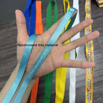 Canton Fair Lanyard customisation with screen printing, functions, cardholder and hooks