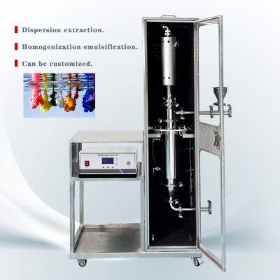 Ultrasonic Homogenizer Pilot Plant Test System Ultrasonic Extraction Machine With Flow Cell and Soundproof Enclosure photo-5
