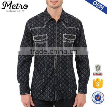 Wholesale Mens Customised Contrast Thread Shirts