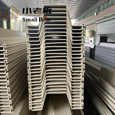 Piling River Piles Vinyl Sheet Pile for Piers Construction