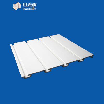 PVC Slatwall Panels Display Grid Slat Wall Panel for Store Display Accessories Slatwall Display photo-5