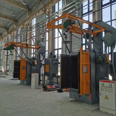 Instrument (flowmeter) Shot Blasting Machine, Double Hook, Chamber Manganese 13 Protective Plate, Hook Type Shot Blasting Machine photo-4