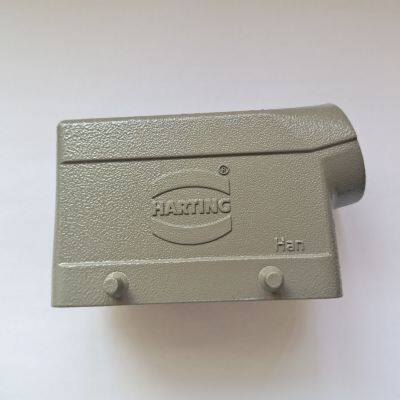 HARTING 09200321530 32A Upper Shell Low Structure Double Lock Side Outlet 1xPg21