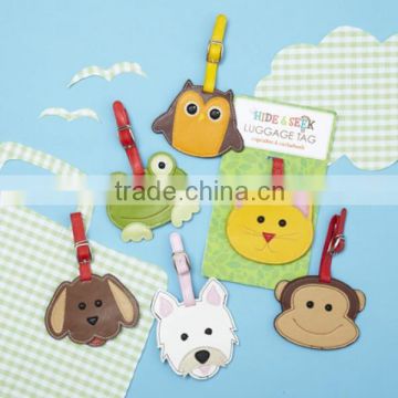 animal luggage tags