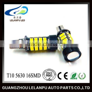 Hot Sale Auto LED Light Bulb T10 5630 16SMD Canbus W5W 12V Led Car Light Led Decoration Light car led light