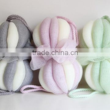 hot selling two knots mesh sponge