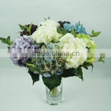 Decorative artificial flowers artificial hydrangeas single stem wholesale