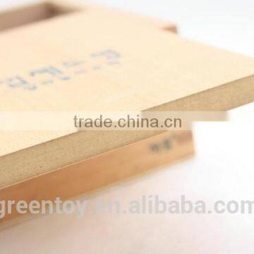 Custom wood box sliding lid,unfinished wood box with sliding lid