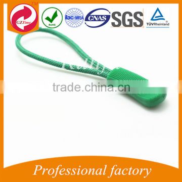 nylon puller cord, sportswear plastic zipper puller with cord