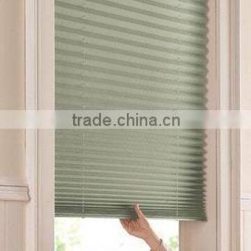 100% Polyester Fabric Pleated Window Blinds/ Pleated Window Shades