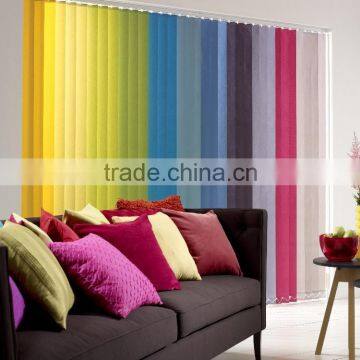 new fashion colorful blinds Vertical shades for home decoration